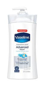 Vaseline Intensive Care Body Lotion Advanced Repair Unscented 20.3 oz