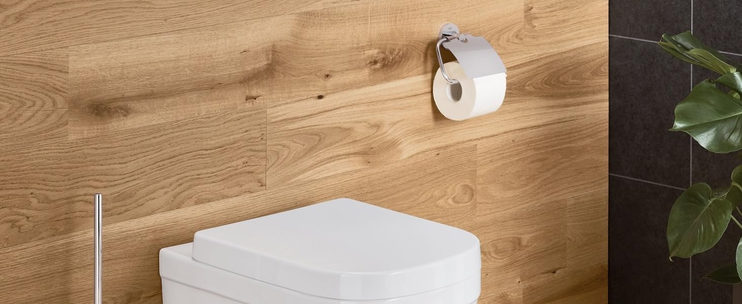Grohe Essence - Portarrollos de baño con tapa y acabado ...