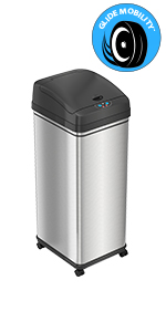 garbage can rubbish bin stainless steel waste recycle kitchen appliance home clean