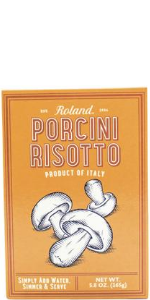 Arborio rice for risotto white gluten free vegan Italy Italian short grain porcini mushroom risotto