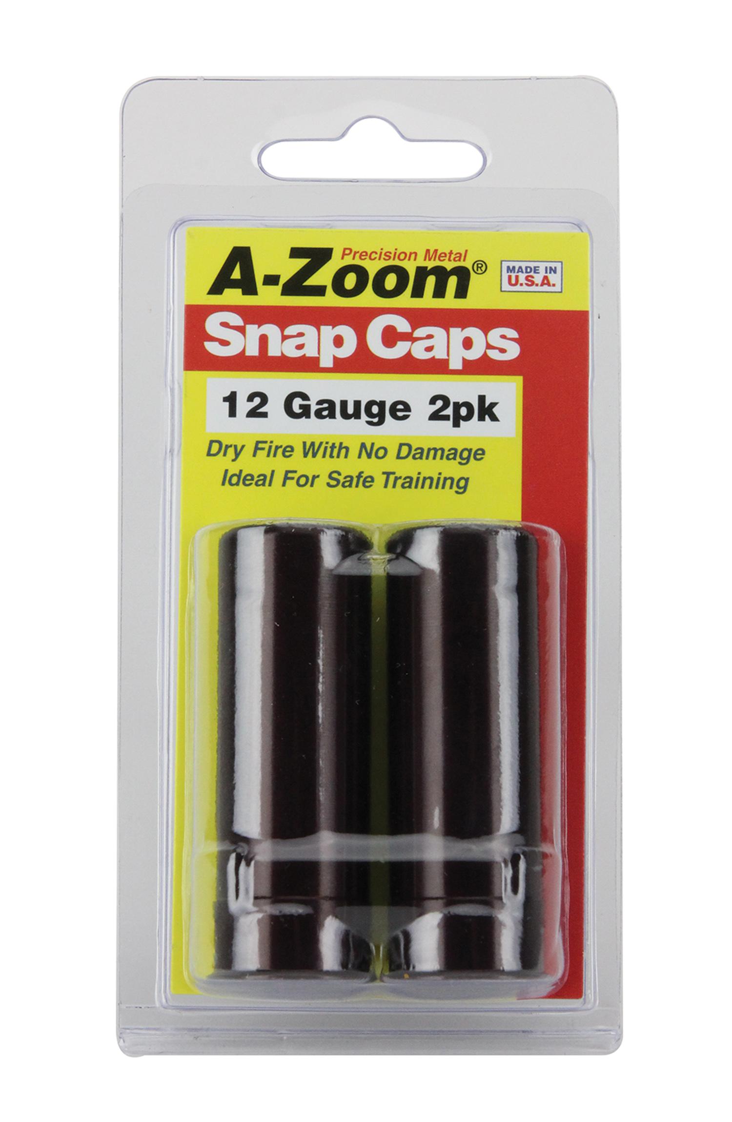 AZOOM Precision Snap Caps 12 Gauge (2 Pack) Gun Ammunition And Magazine Pouches