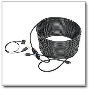 値引き交渉歓迎〉Optical HDMICable 50m ドラム Black 値引き
