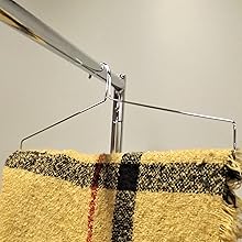 his heavy duty, extra wide hanger with the rounded hang bar helps to