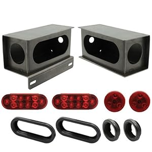 tail light kit, taillight kit, taillight housing, trailer taillights, led trailer lights, led lights