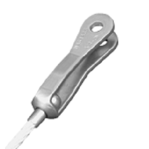 小物 rope Loos Cableware NAS1435K4 Stainless Steel Strap Fork End for