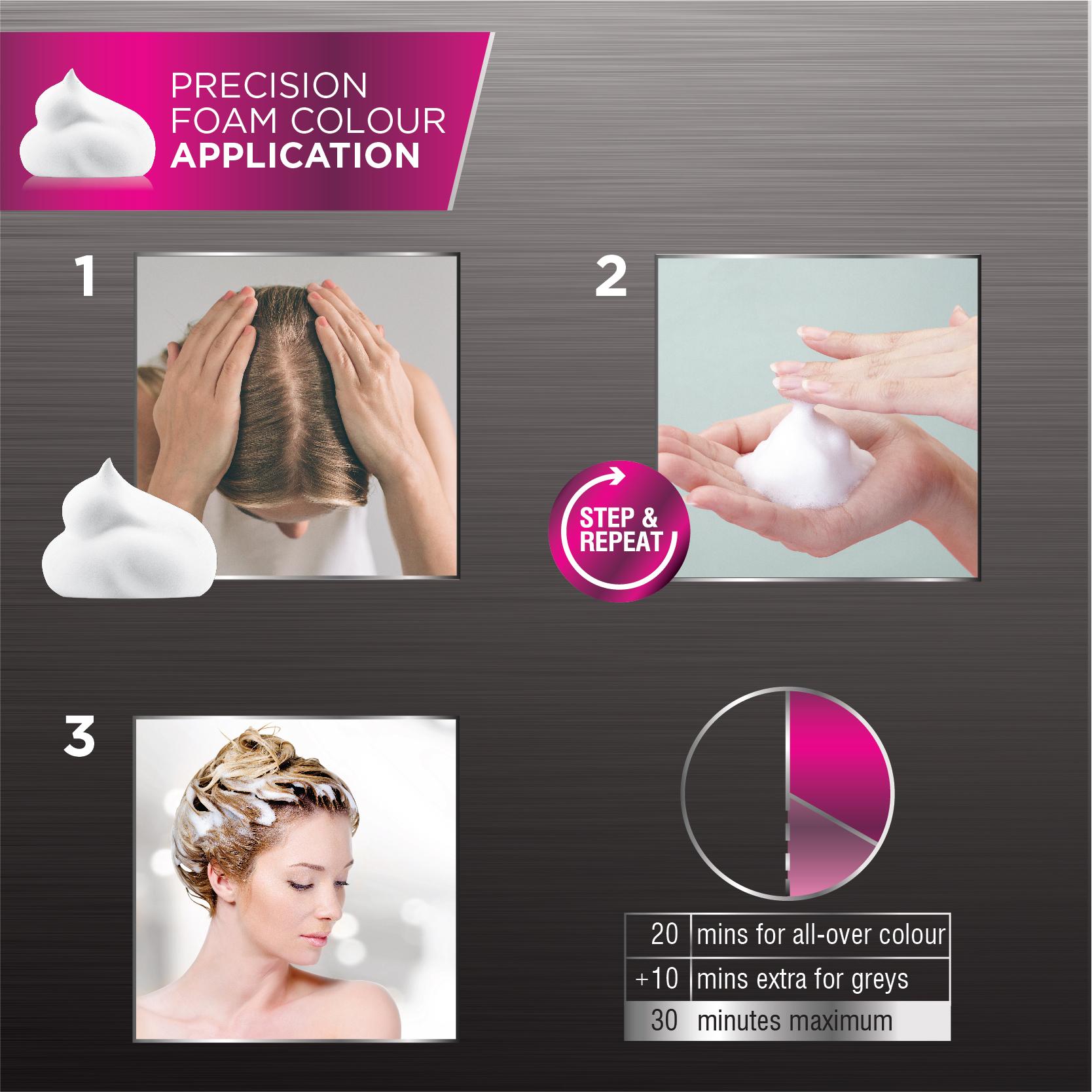 John Frieda Precision Foam Colour, Dark Chocolate Brown 4BG