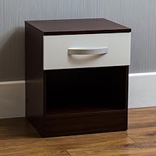 walnut and white