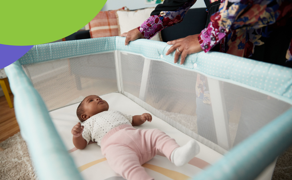 Cosco SleepAway Breathable mesh Sides Provide