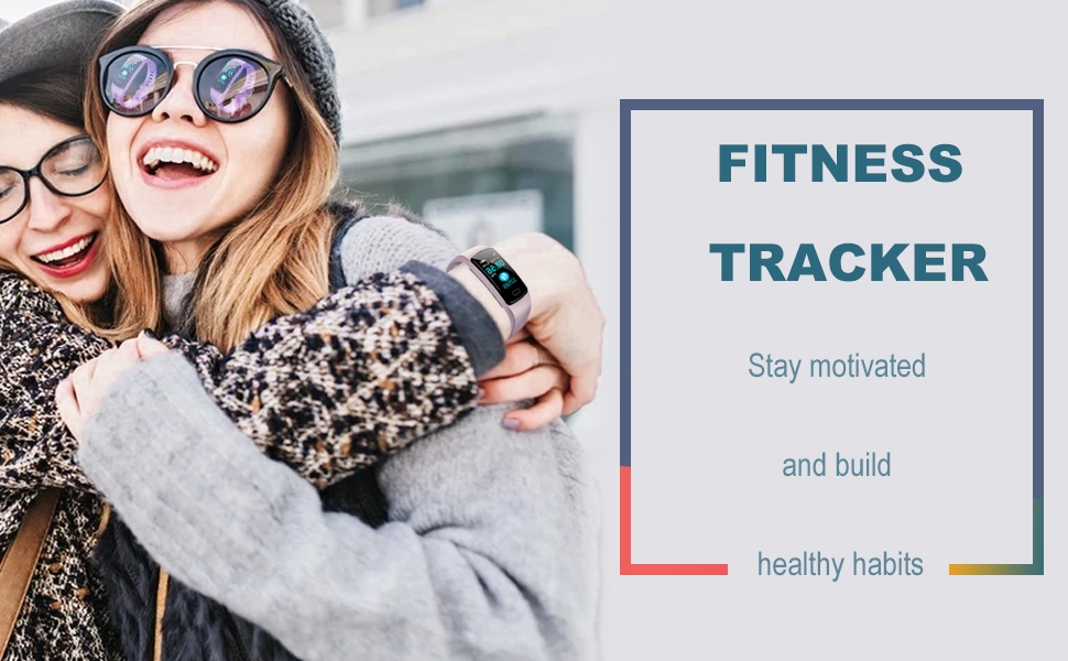 Fitness Tracker Activity Tracker with Heart Rate Monitor Fitness Watch