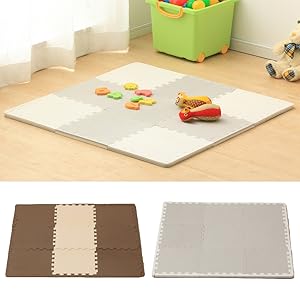 Coleman ブラウン　クッションマット 3枚セット Amazon.co.jp: アイリスオーヤマ ジョイントマット 極厚1.8cm 30