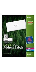 Amazon.com: Avery Shipping Labels for Laser Printers, 8.5 x 11 Inch, White, Box of 100 (5165 ...