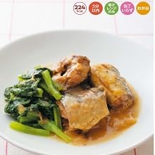 サバ缶と小松菜のみそ煮
