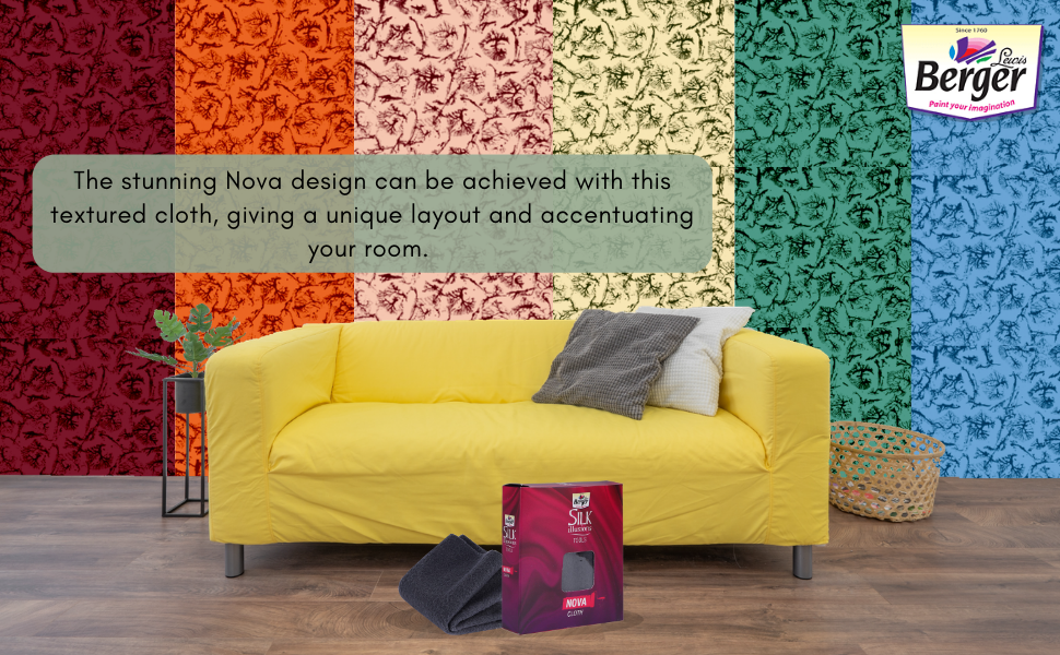 Berger Paints Silk Illusion Tool Nova Cloth for Wall Texture Designs