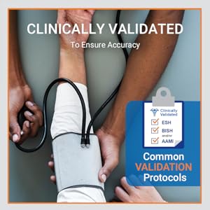 Clinically validated blood pressure monitors for home use