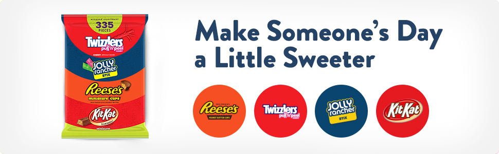reese's, twizzlers, jolly rancher, kit kat, assorted, halloween candy