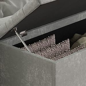 Vida Designs Valencia Storage Ottoman