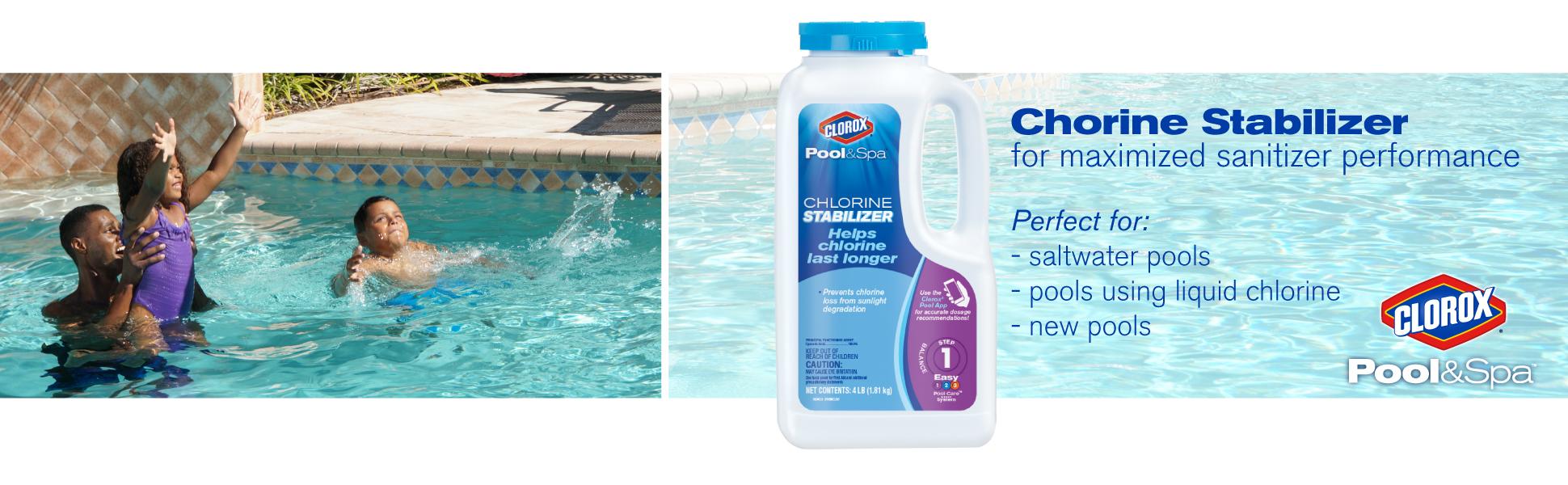 Clorox Pool&Spa Chlorine Stabilizer 4 lb Garden & Outdoor
