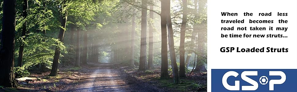 GSP Loaded Struts Rugged Durable Heavy Duty Coil Spring Assembly