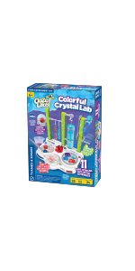 ooze labs colorful crystal lab, crystallization, chemistry, minerals, science, stem, toy, education