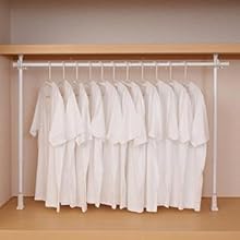 Amazon｜HEIAN SHINDO つっぱりハンガーラック 押入れ収納 縦横