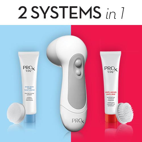 Olay Prox Microdermabrasion Plus Advanced Facial Cleansing Brush System, 1 Count Amazon.ca Beauty