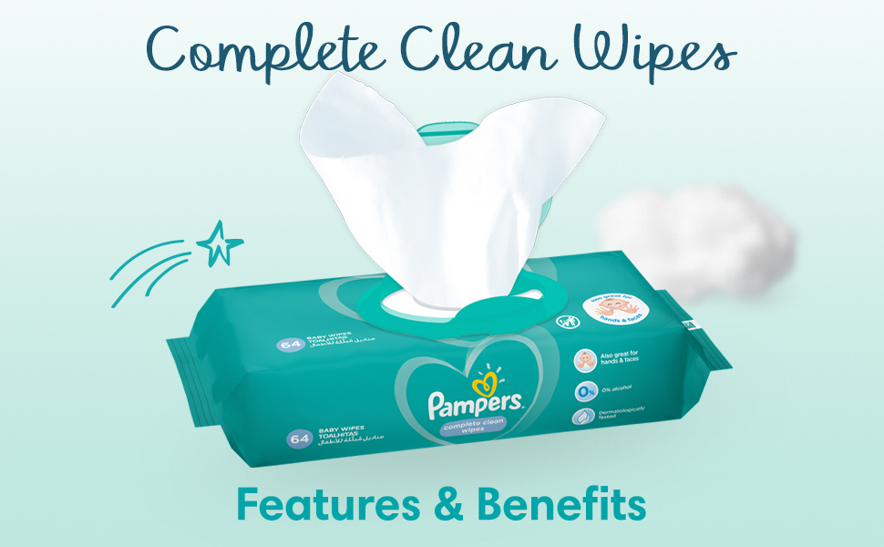 Pampers Complete Clean, 256 Wipes: Buy Online at Best Price in Egypt