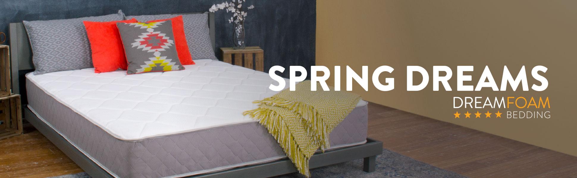 Dreamfoam Bedding Dream 9Inch TwoSided Medium Firm