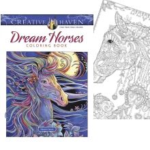 Amazon Com Creative Haven Dream Horses Coloring Book Creative Haven Coloring Books 9780486828558 Sarnat Marjorie Books