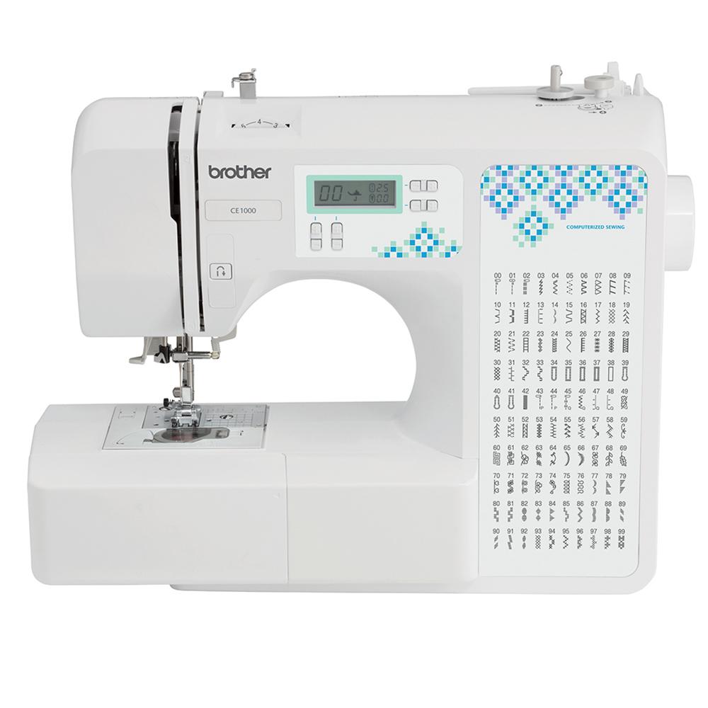 Brother CE1000, Computerized Sewing Machine, 100 Builtin stitches, with 7 sewingFeet included
