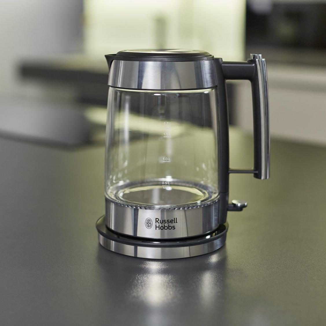 Amazon.de Russell Hobbs 2383070 Elegance Wasserkocher (2200 Watt, 1