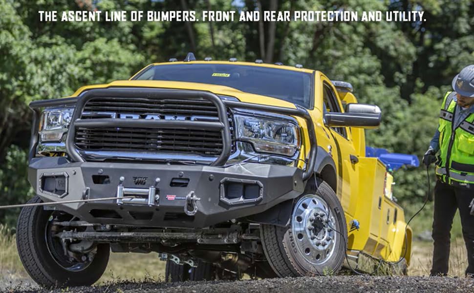 T　② Amazon.com: WARN 107290 Ascent XP Front Bumper, Fits: Ford