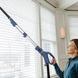 Vacuum windowsills with the above floor mode