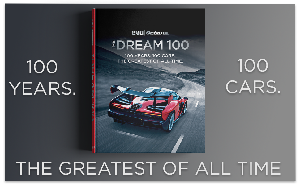 The Dream 100 from evo and Octane: 100 years. 100 cars. The greatest of all time. 3 car book evo octane petrolhead hobby motor best top 100 classic race supercars vintage legendary