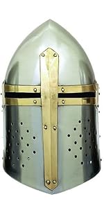 Metal Crusader Helmet