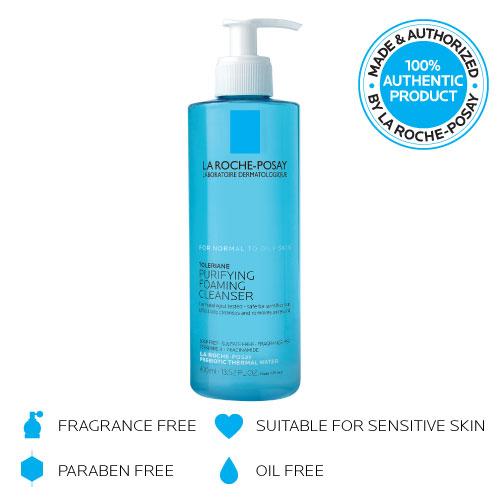 La RochePosay Toleriane Purifying Foaming Cleanser, 13.52 Fl. Oz. Salud y