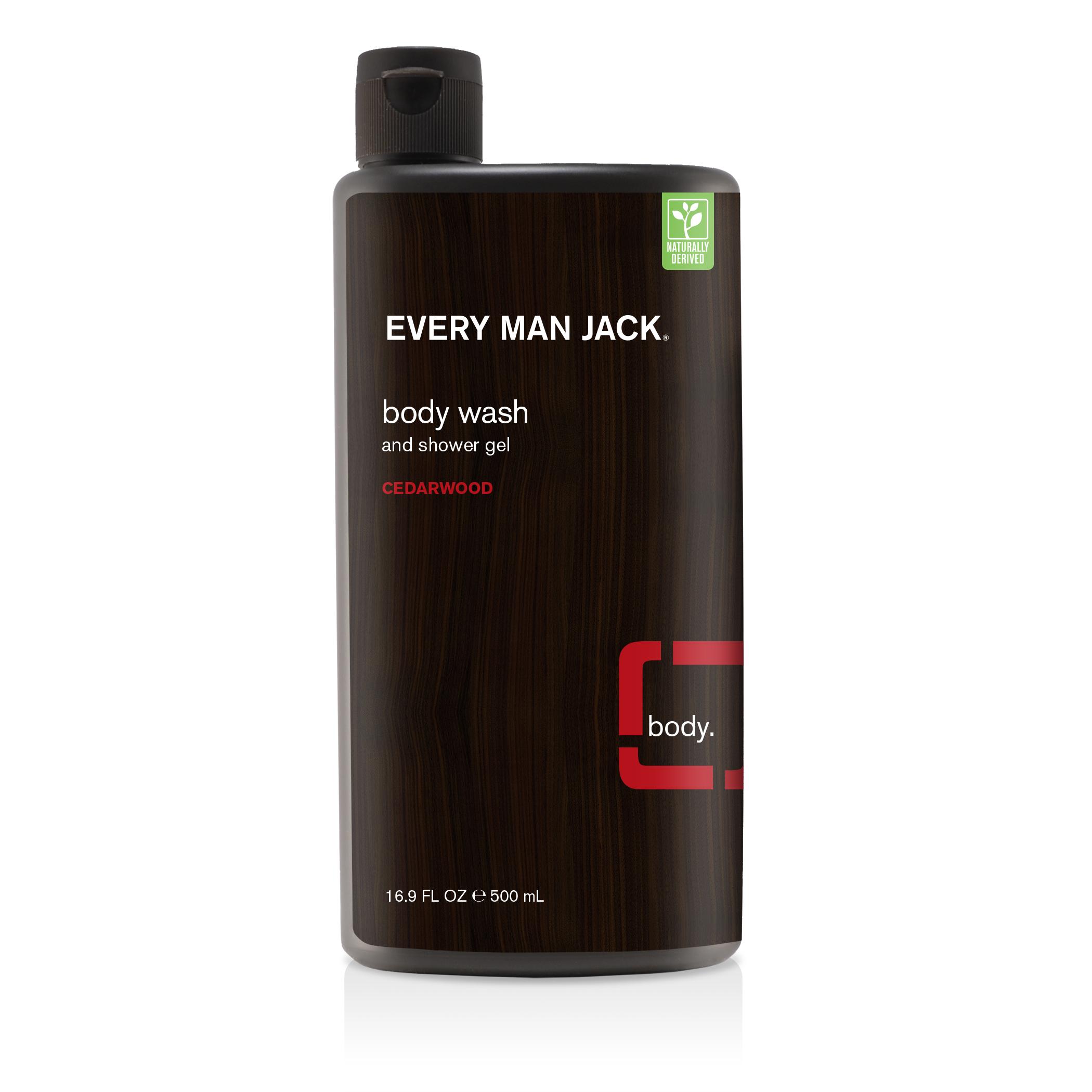 Every Man Jack Body Wash and Shower Gel Cedarwood, 16.9 Ounce Men S Body Wash