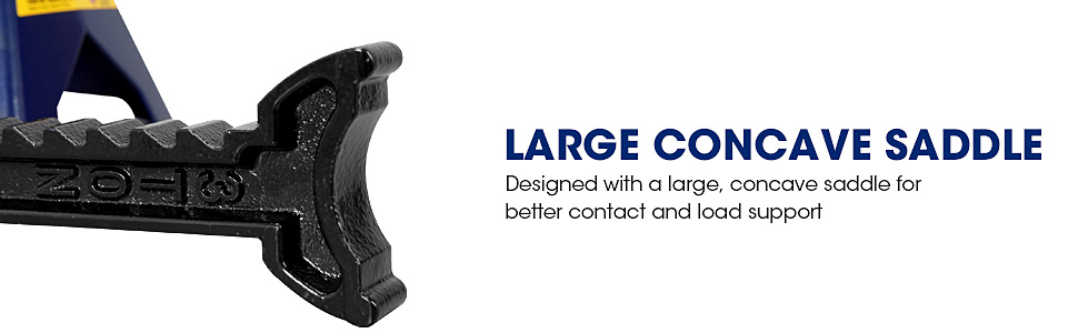 Torin TCE Steel Jack Stands: 3 Ton (6,000 lb) Capacity, Blue, 1 Pair