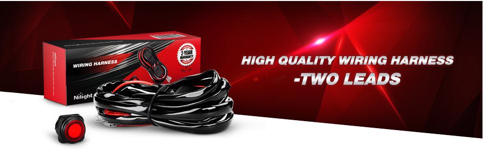 Amazon.com: Nilight LED Light Bar Wiring Harness Kit 12V On Off Switch