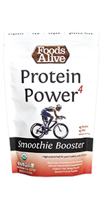 Organic Plant-Based Protein Power 4 - Blend of 4 different protein powders