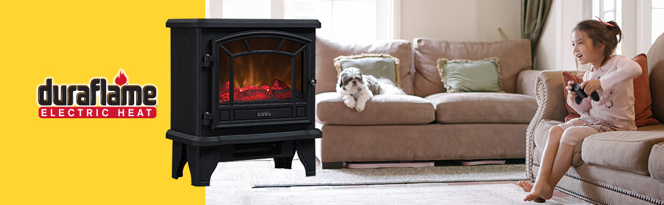 超希少 Duraflame DFS-550  薪ストーブ 電気ヒーター Duraflame 550 Black Electric Fireplace Stove - DFS-550-21