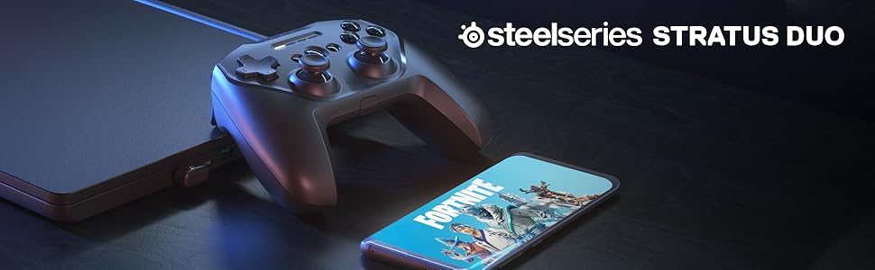 SteelSeries Stratus Duo, Controller di gioco wireless, Android, Windows, Oculus Go, Samsung Gear VR