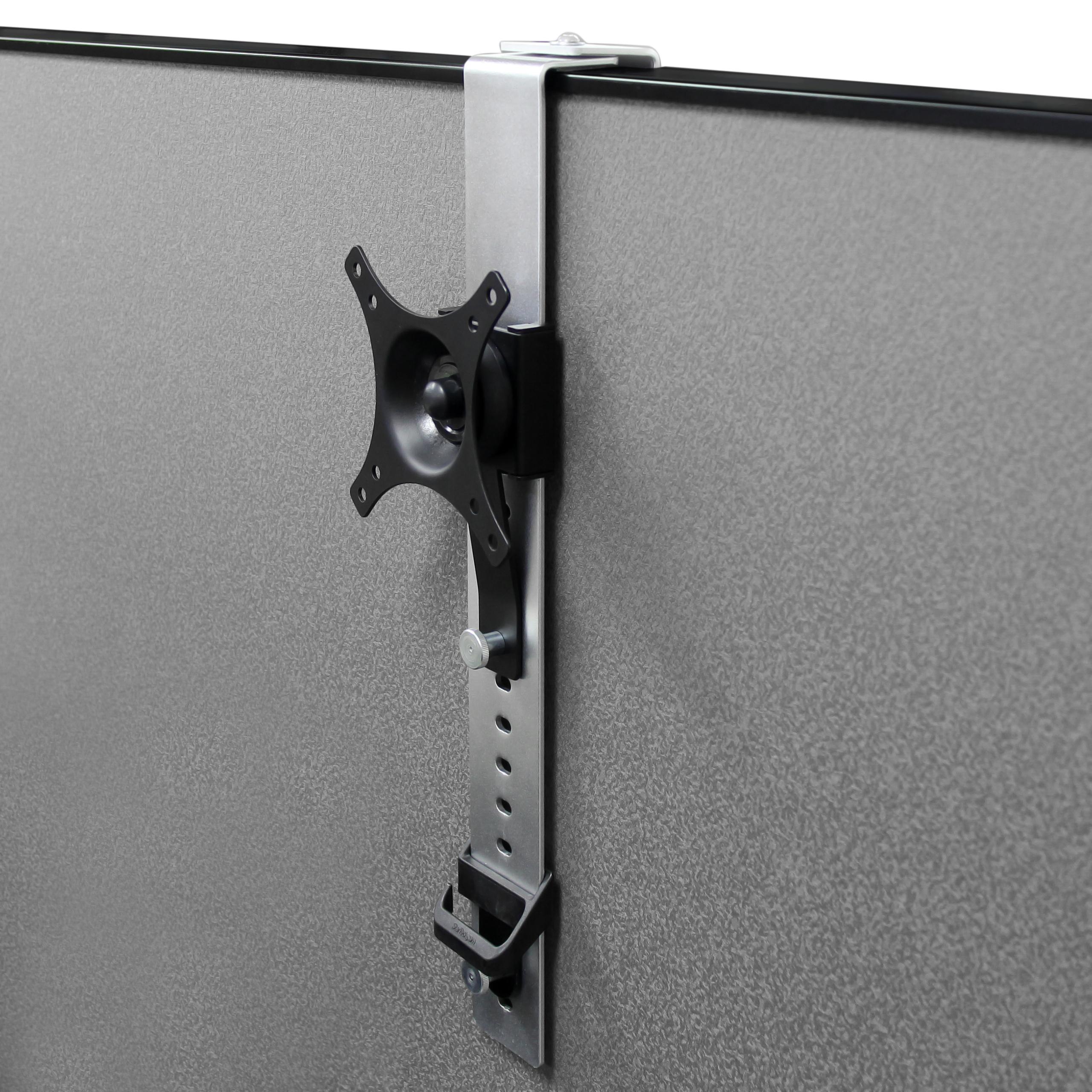 Monitor Mount Supports Monitors up to 30” Cubicle Wall