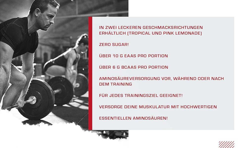 Premium EAA amino acids.