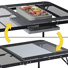BBQタフライトテーブル(幅122奥行81) TLT-1280B(MBK) 楽天市場】bbqタフライトテーブル(幅122奥行81) tlt-1280b(mbk