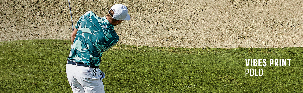 Adidas men's vibes aeroready polo shirt Clearance