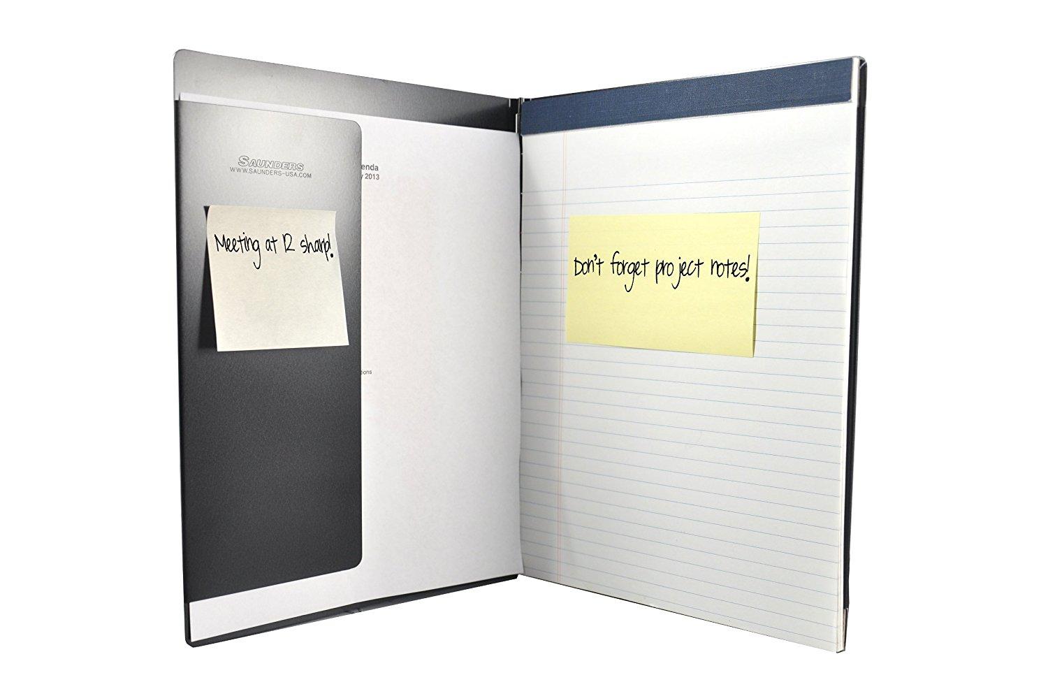 Saunders Padfolio Memo, Recycled Aluminum, Black, 1