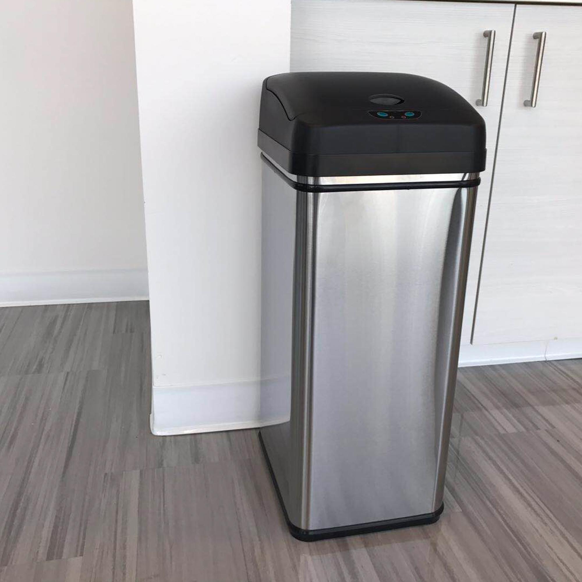 iTouchless Deodorizer Automatic Sensor Touchless Trash Can, 49 Litre/13