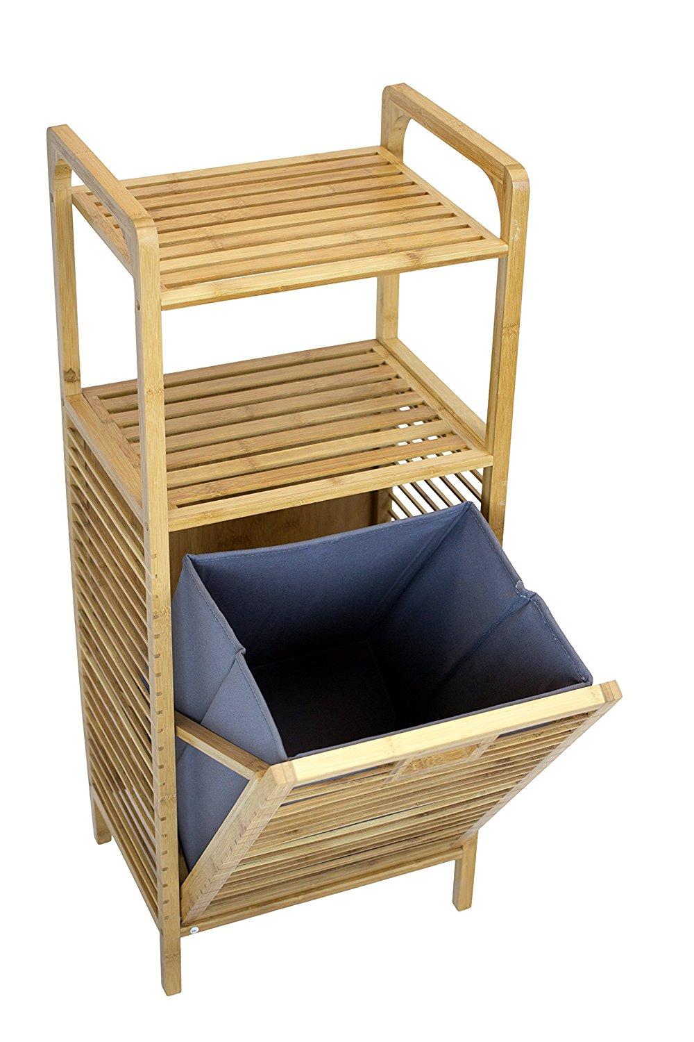 Corner Housewares Bamboo Hamper Shelf Kitchen & Dining