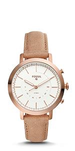Fossil Smartwatch Mujer de Digital con Correa en Acero Inoxidable ...