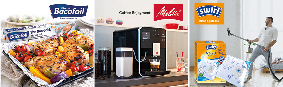Melitta Bean to Cup Coffee Machine, SOLO & Perfect Milk Model E957-101, Automatic Cappuccino Maker, Black/Silver 6